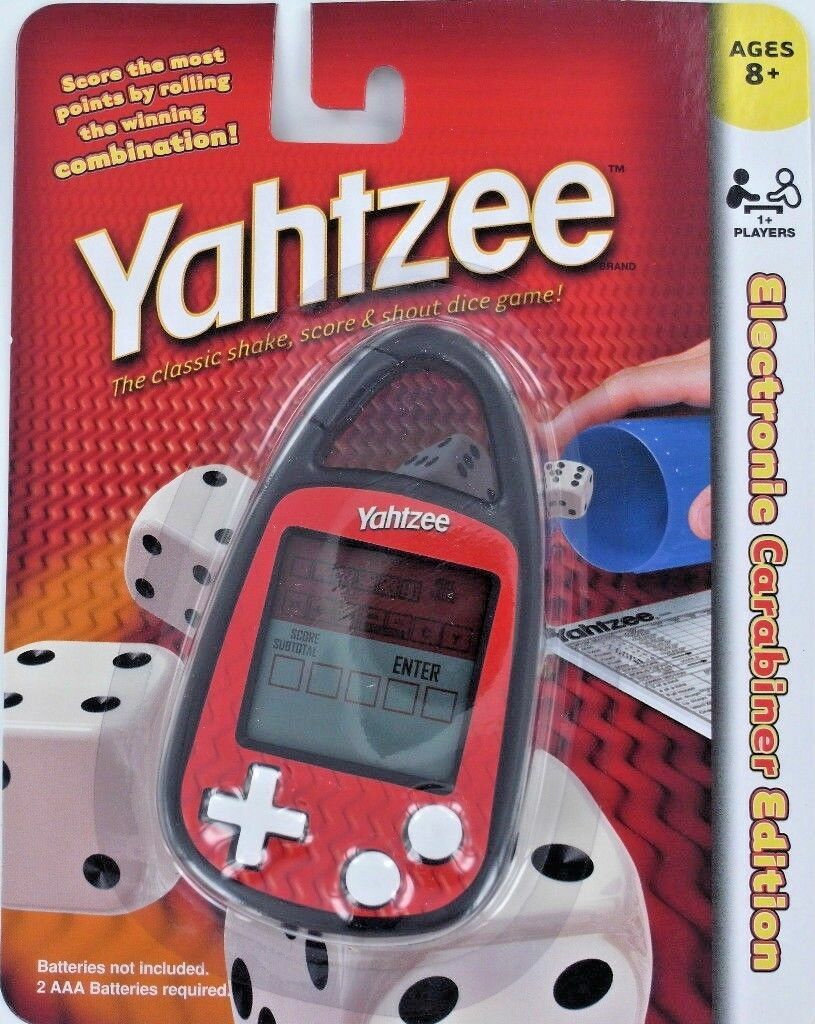 yahtzee handheld electronic game